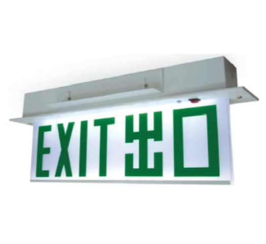 L008   LED 2W 指示燈箱 (3小時應急後備電池套件)  (220V) 暗天花用