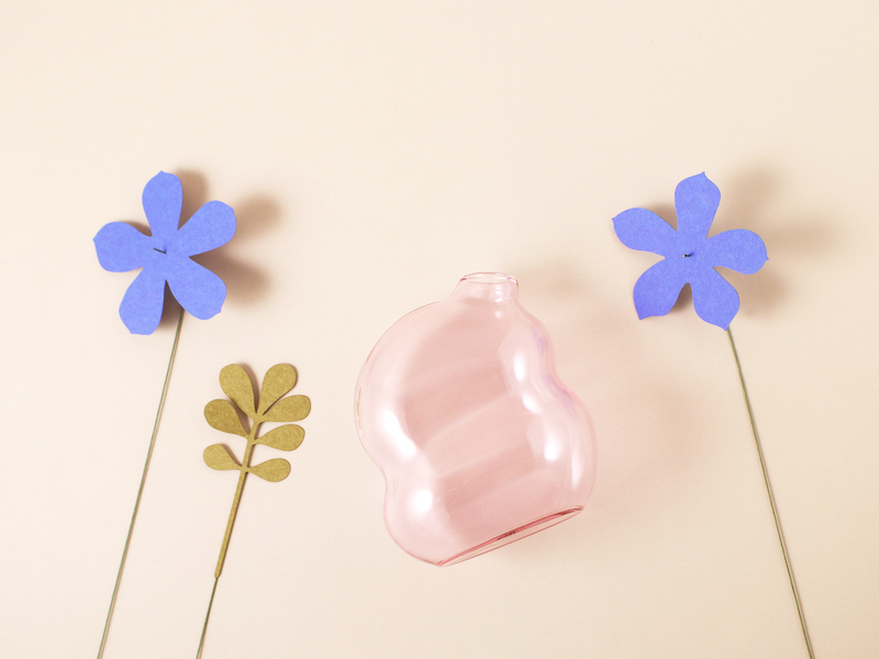 好玻 x 紙物—小花日盒：花器禮盒組