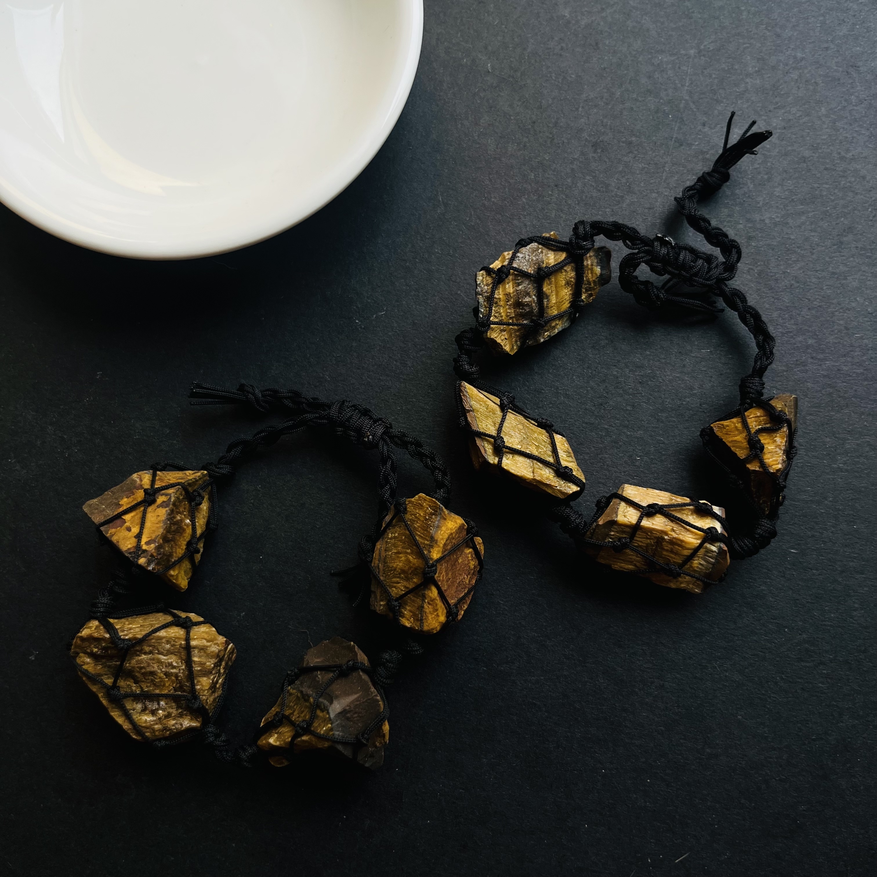 [原石] 虎眼石 原礦手串