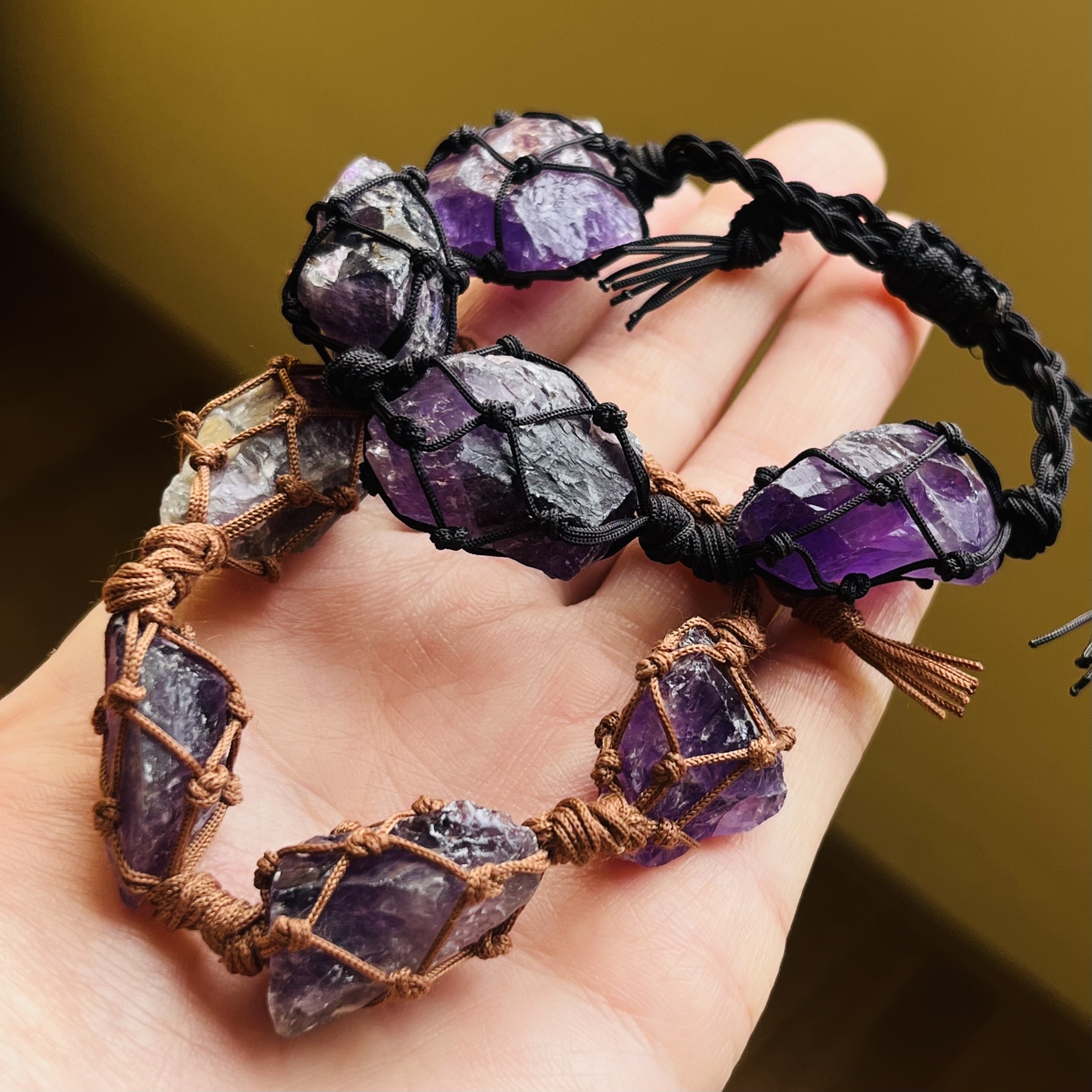 [原石] 紫水晶 原礦手串