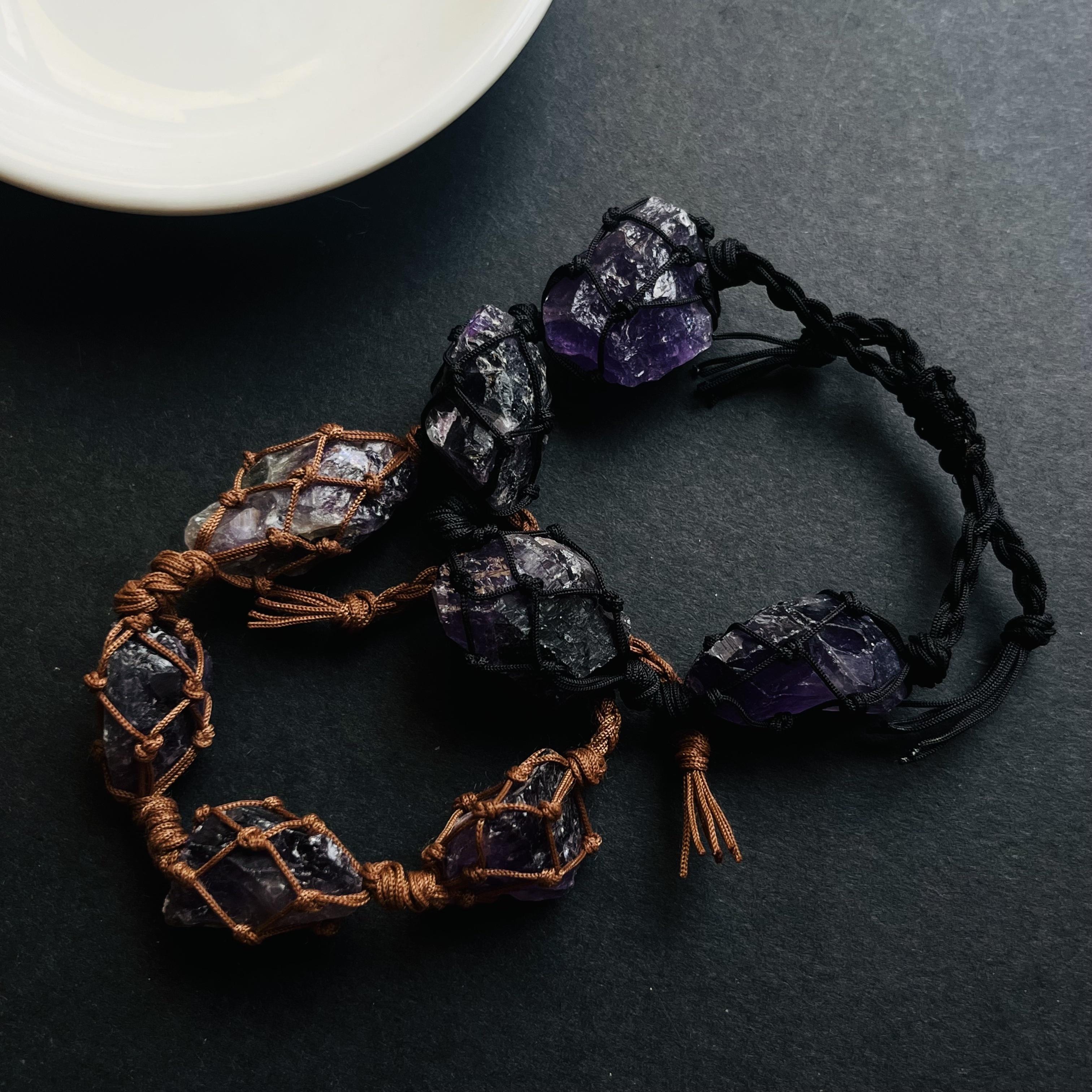 [原石] 紫水晶 原礦手串