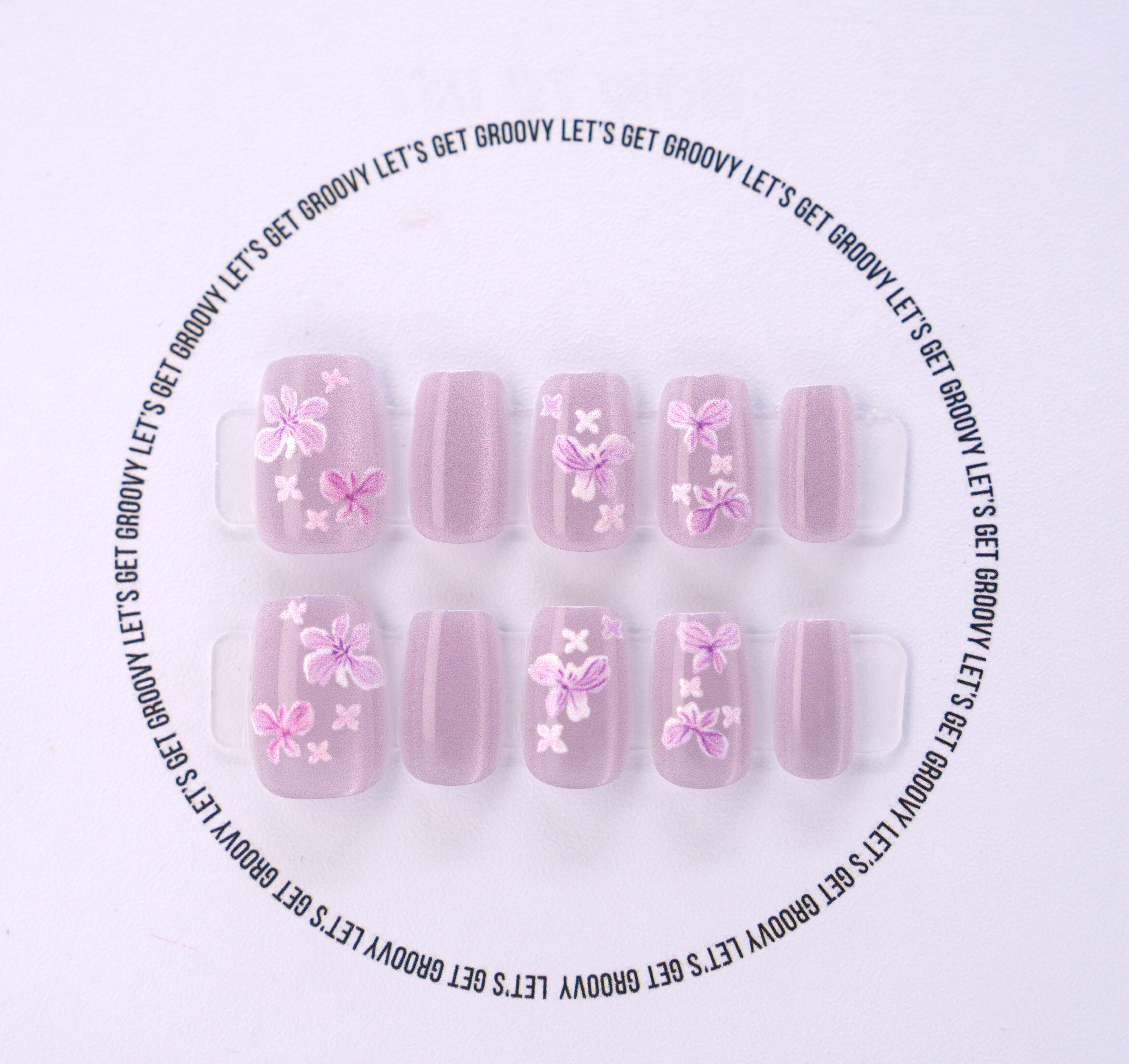 Slay ︳Elegant Light Purple。Floral Pattern