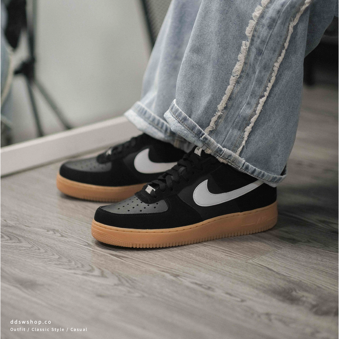 "調貨" Nike Air Force 1 Low "Black Suede Gum" 黑色麂皮 焦糖底 FQ8714-004