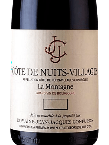 Jean-Jacques Confuron Cote de Nuits-Villages La Montagne 2021