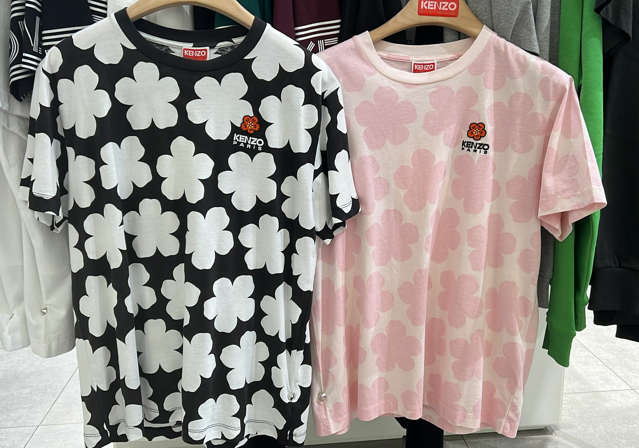 LYS02338 KENZO 滿版海棠花印花女裝TEE