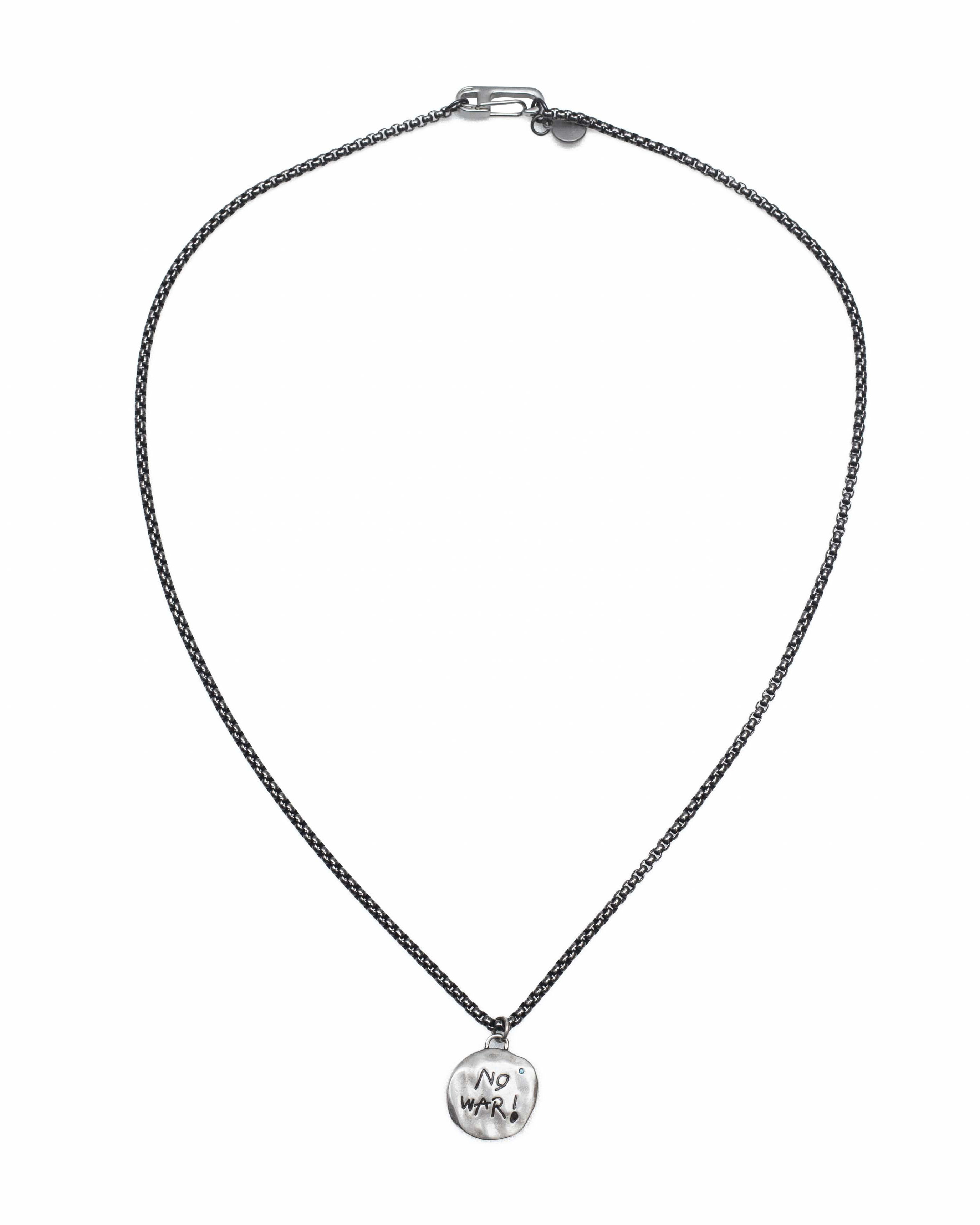 RECOVERY 和平鋯石項鍊 (古銀)