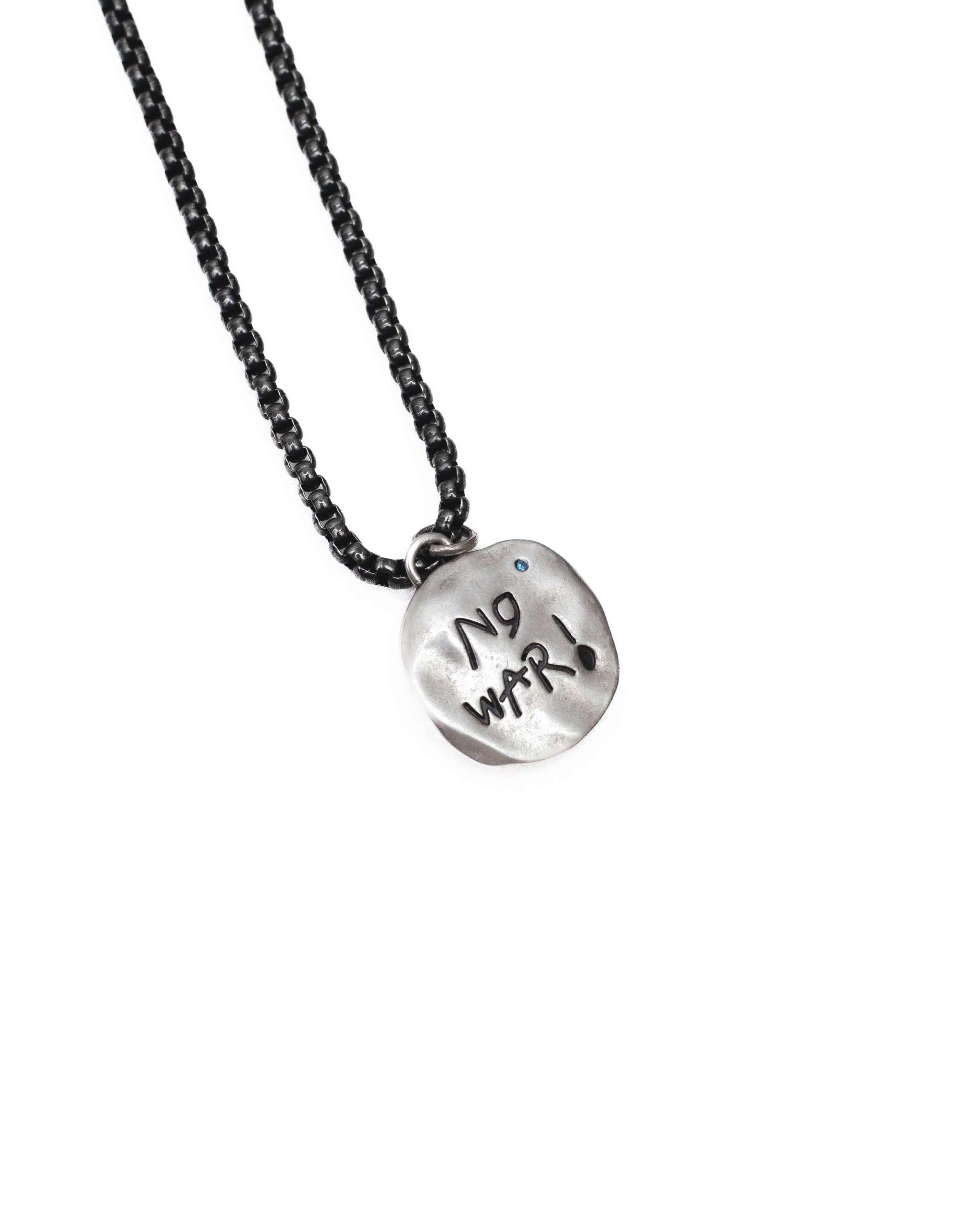 RECOVERY 和平鋯石項鍊 (古銀)