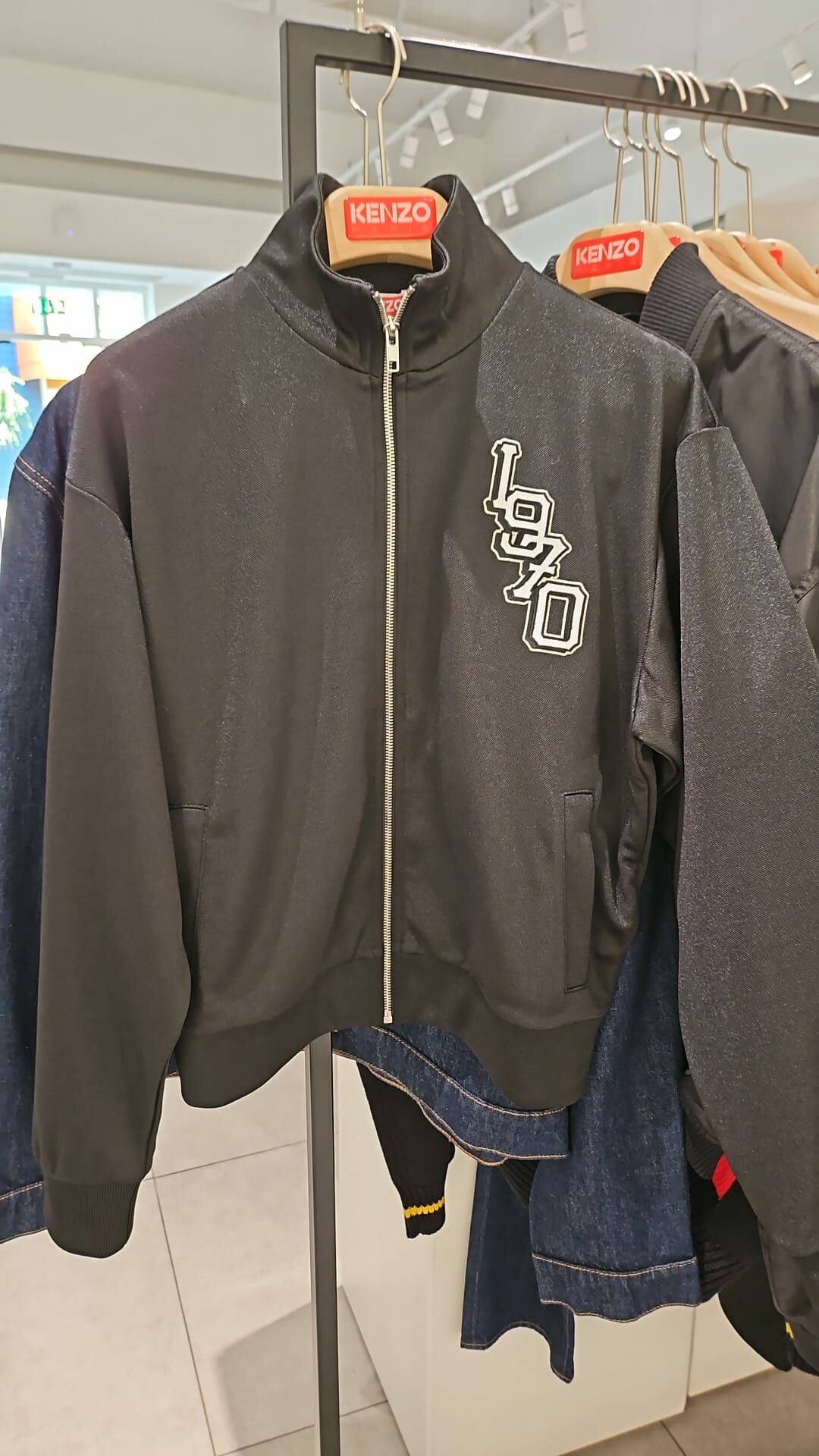 LYS02339 KENZO 前簡約後虎頭大LOGO女裝拉鍊外套