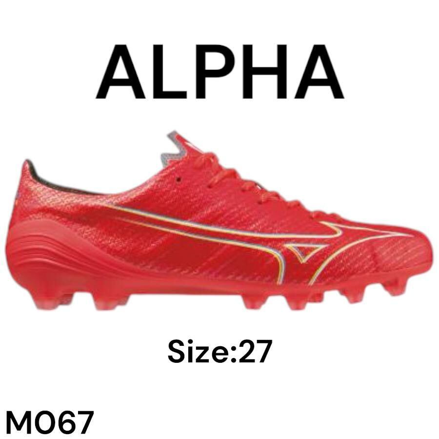 MIZUNO 日本製 ALPHA 5層合成纖維鞋面 碳纖板腳前掌 Enerzy後踭避震 MD底 足球鞋 M067