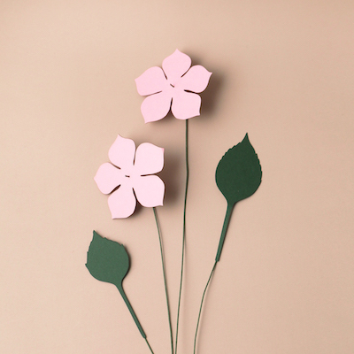 好玻 x 紙物—小花日盒： DIY紙花單入組