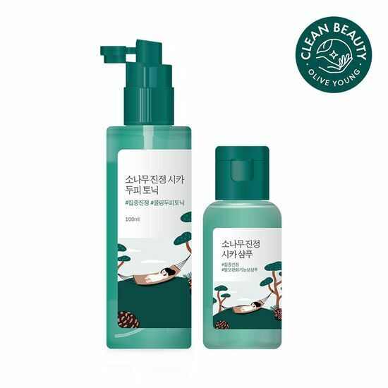 Round Lab Pine Calming CICA Scalp Tonic 100ml [Olive Young Planning Set]