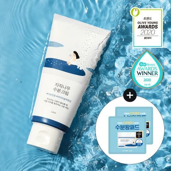 Round Lab Birch Juice Moisturizing Cream 120ml [Olive Young Planning Set]