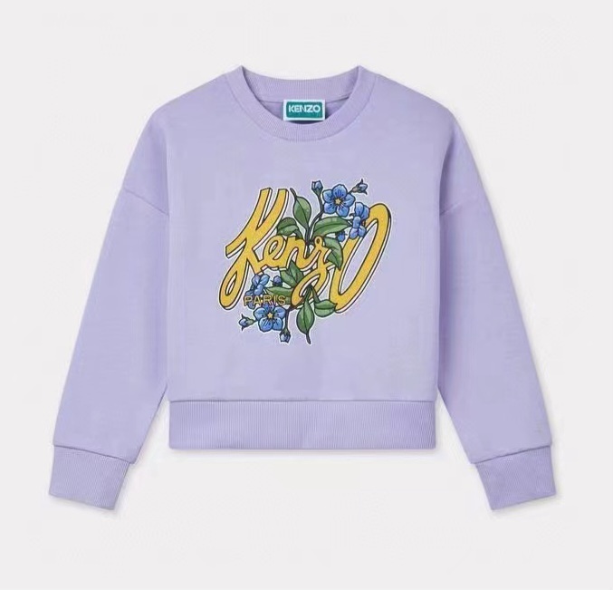 Kenzo Kids 淡紫色 花卉衛衣