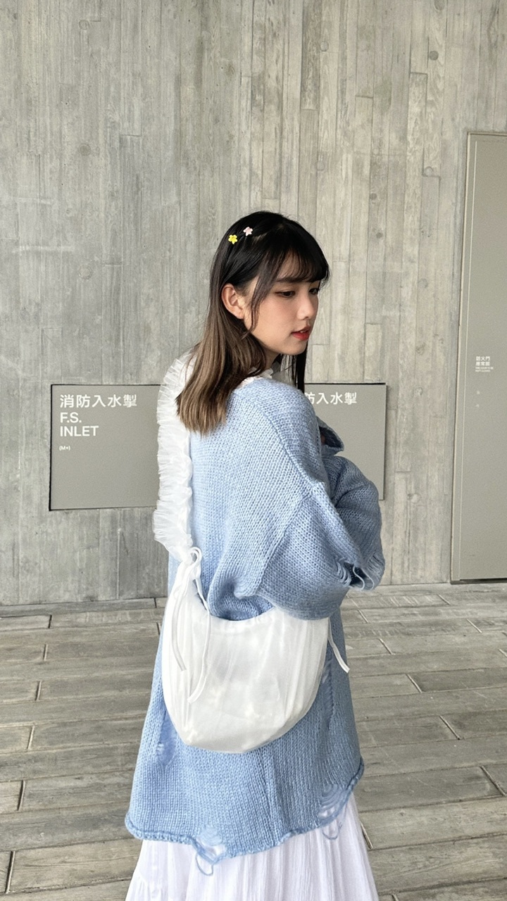 A0171｜超美✧*｡日系透視紗紗斜孭袋
