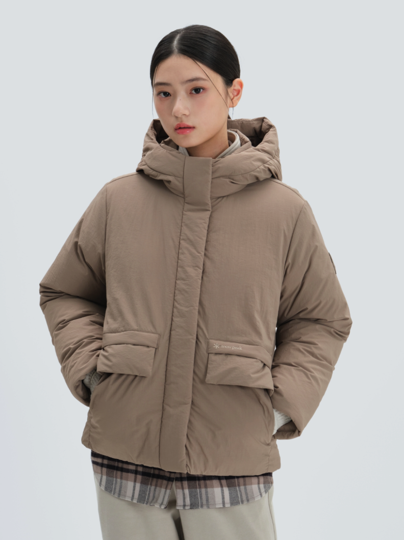 【現貨】snow peak City Camper Women Hood Heavy Down Jacket 女款 雙口袋 連帽 羽絨外套 S24WWGDJ11