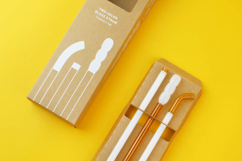 好玻雙色環保玻璃吸管