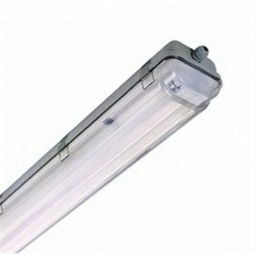 L015-B  "Solar" T8 防水支架配 led 不碎光管  (連電池)