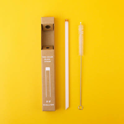 好玻雙色環保玻璃吸管