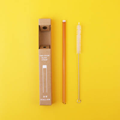 好玻雙色環保玻璃吸管