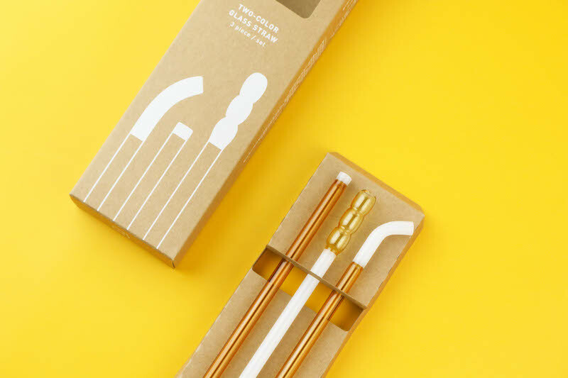 好玻雙色環保玻璃吸管