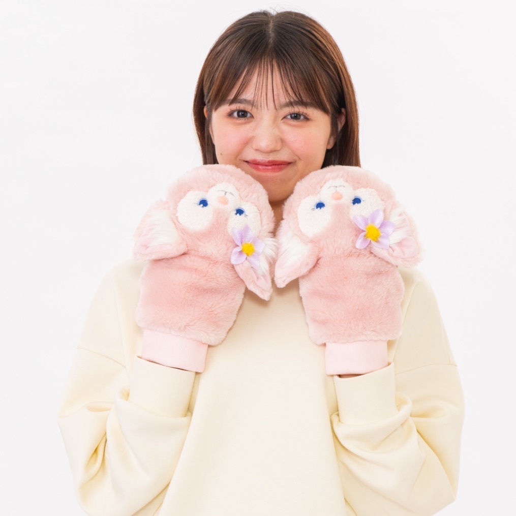 迪士尼樂園連線-暖暖手套與圍巾