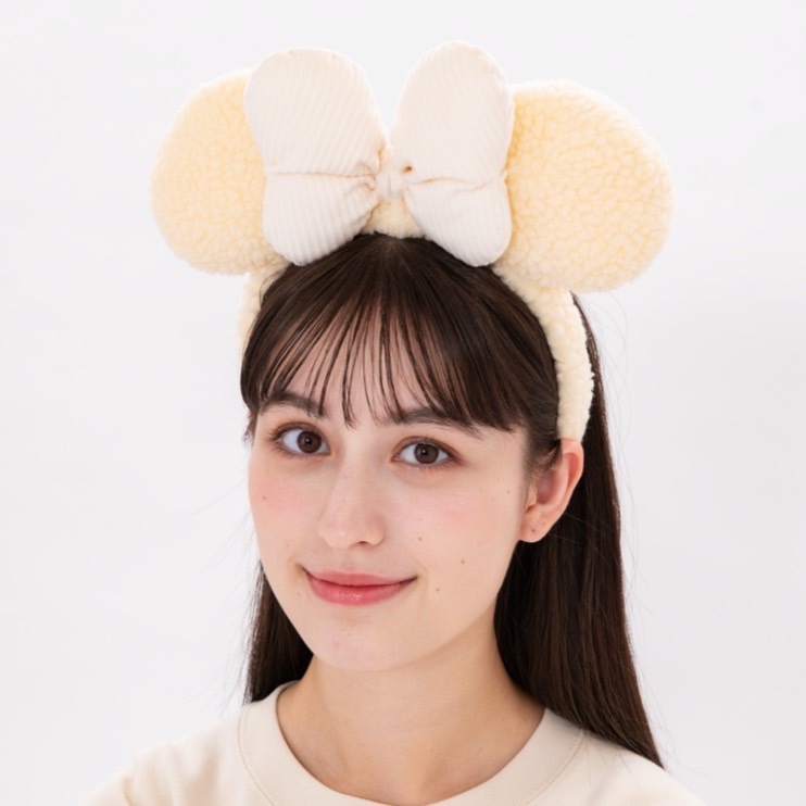 迪士尼樂園連線-冬季暖暖米妮髮箍