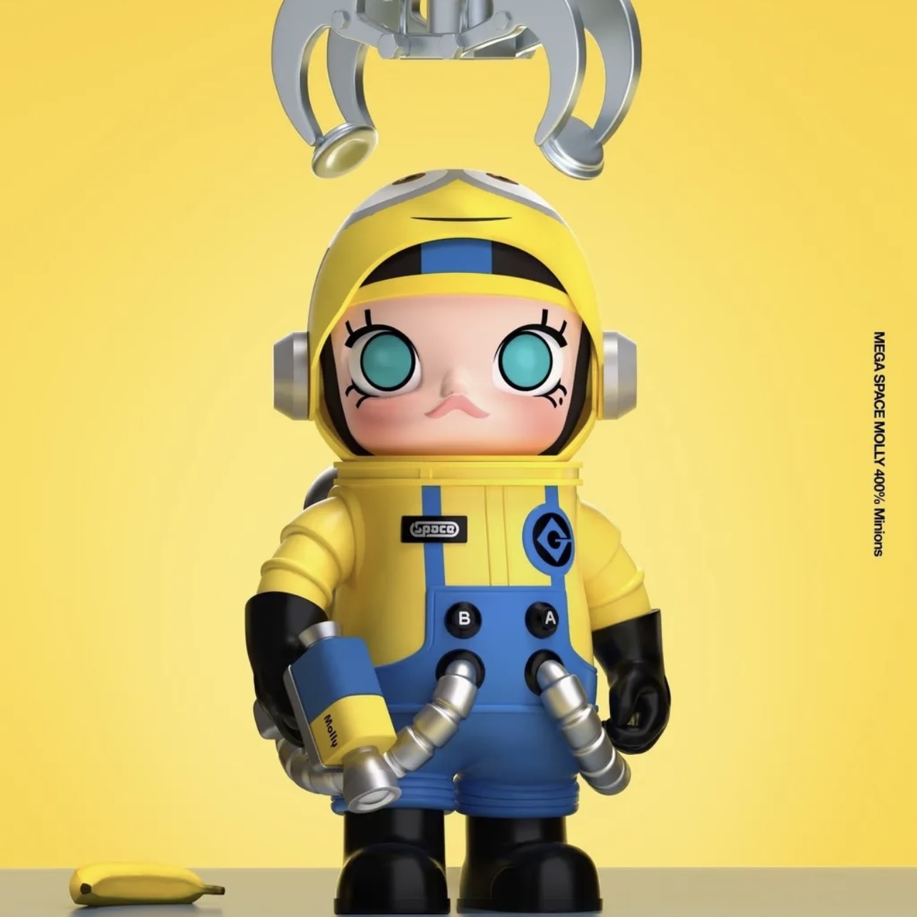 POPMART泡泡瑪特 MEGA SPACE MOLLY 400% 小小兵 公仔