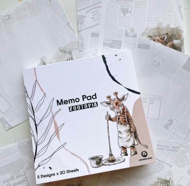 森年．動物方城市便條本 <整本/分裝>