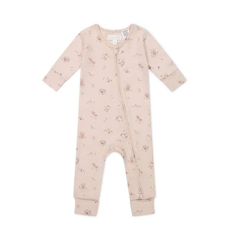 JAMIE KAY│Organic Cotton Frankie Onepiece有機棉連身衣．Petite Fleur Soft Peony