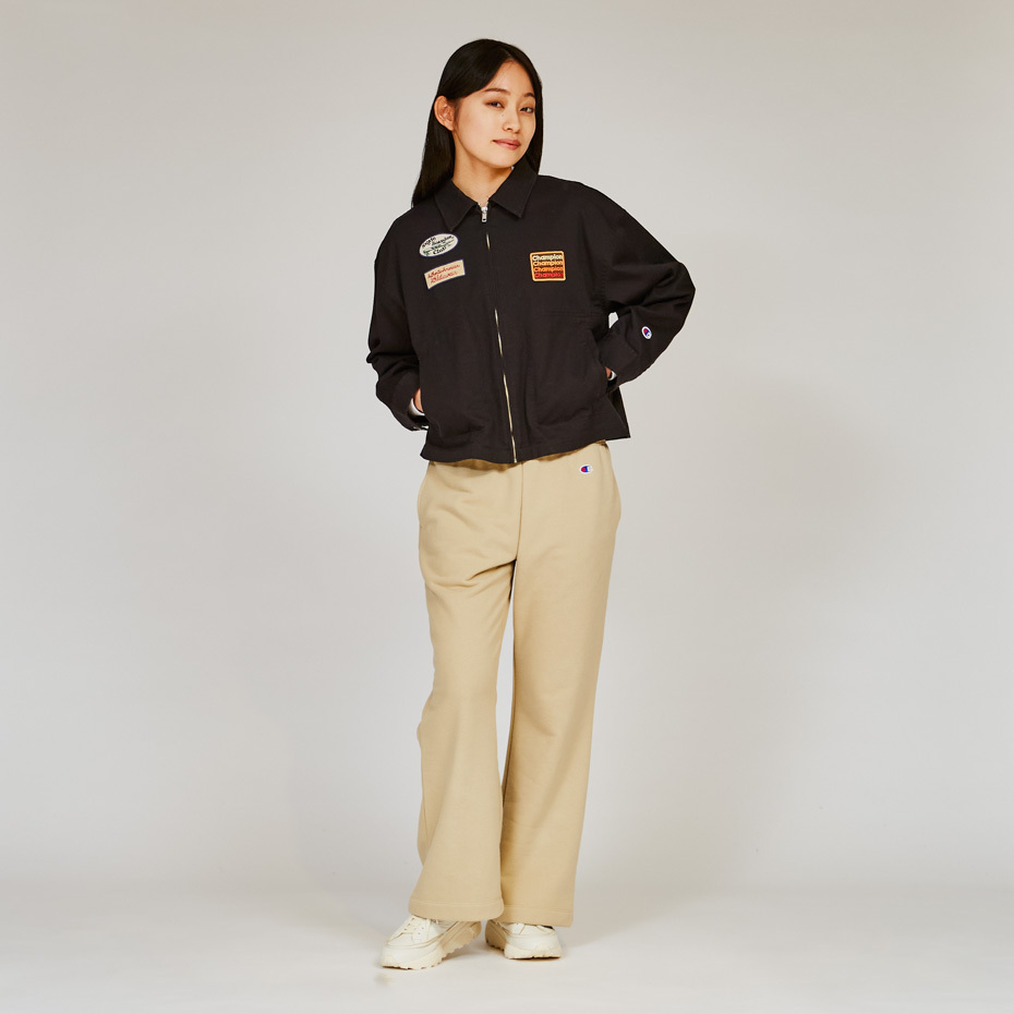 女款- CASUAL休閒棉質喇叭寬褲-卡其（CW-A204-780）