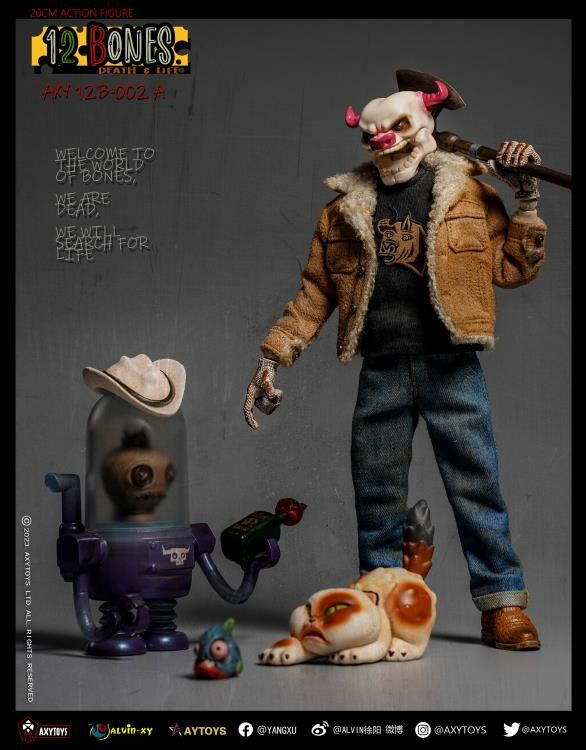 AXYTOYS 12 Bones Cowboy Action Figure