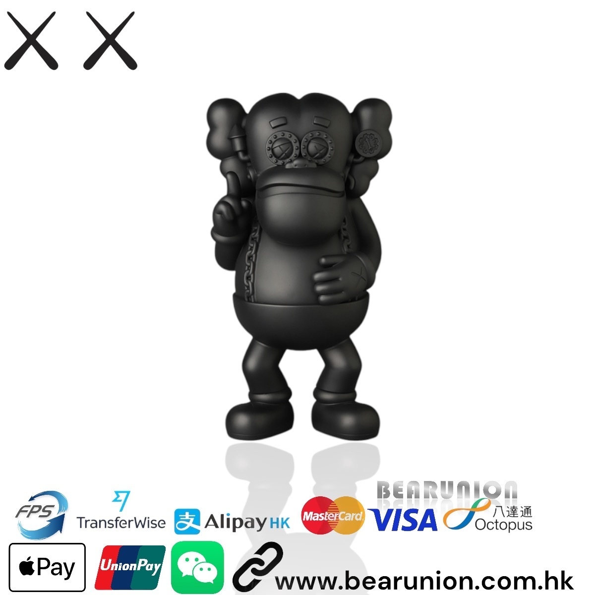 🎏預訂🎏KAWS FRANKEN BERRY BLACK