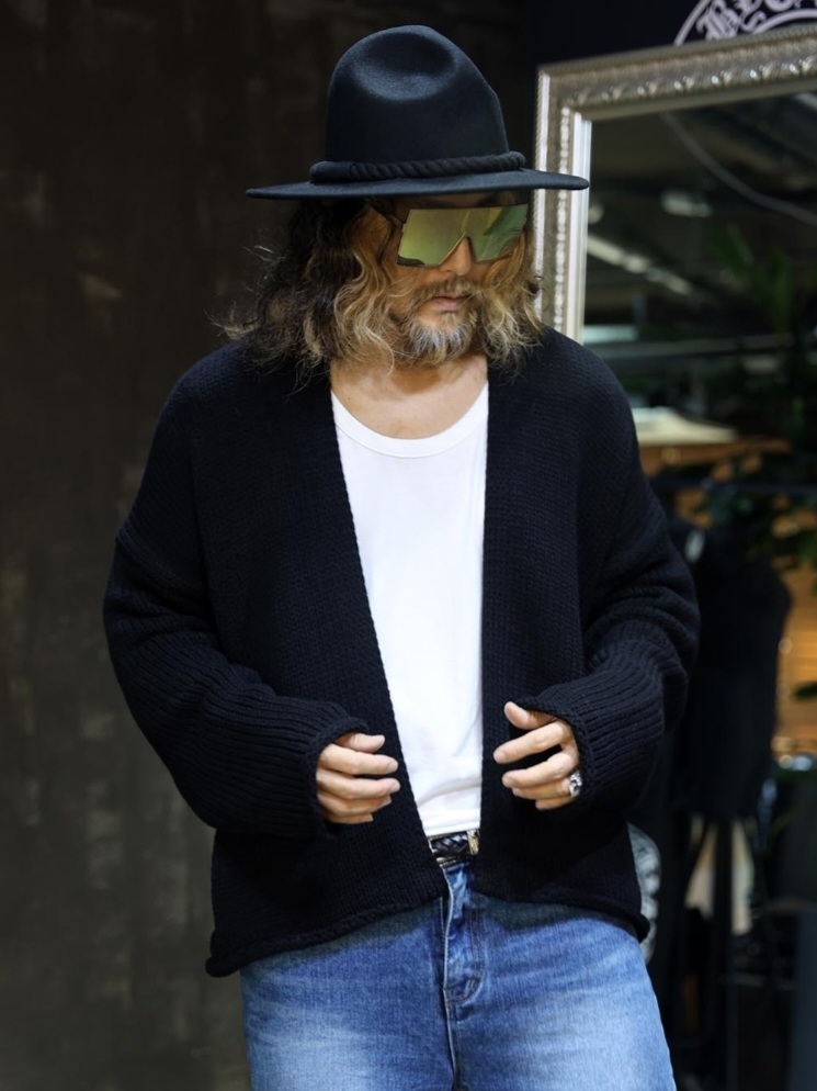 簡約無扣針織開襟衫