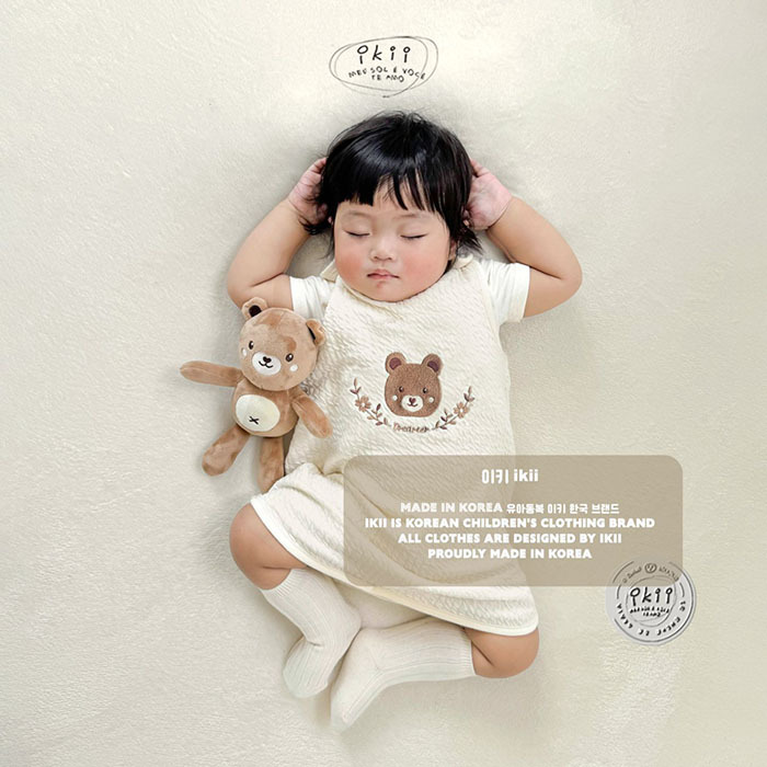 正韓IKII 小嫩嬰晚上乖乖睡防踢被