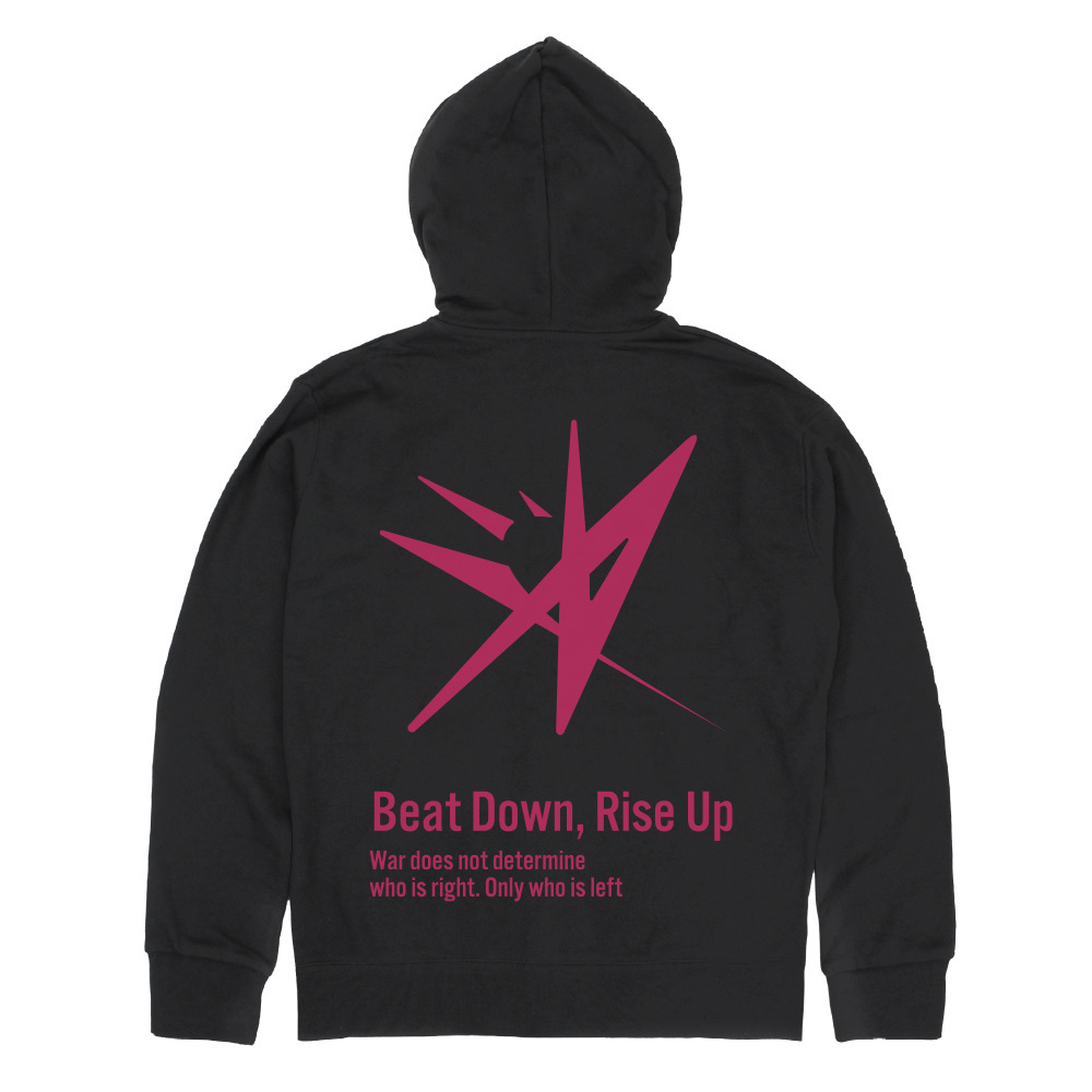 Cospa 1015 31A 部隊ロゴ ジップパーカー Ver.2.0 [ヘブンバーンズレッド] BLACK