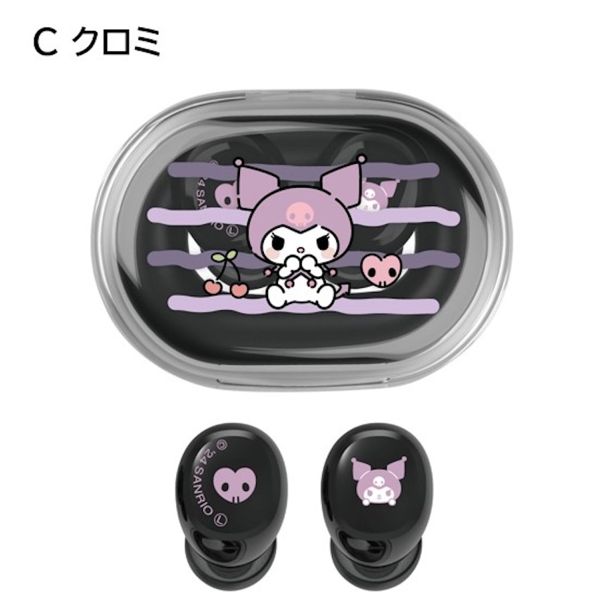 日本 Kuromi 兒童藍芽耳機