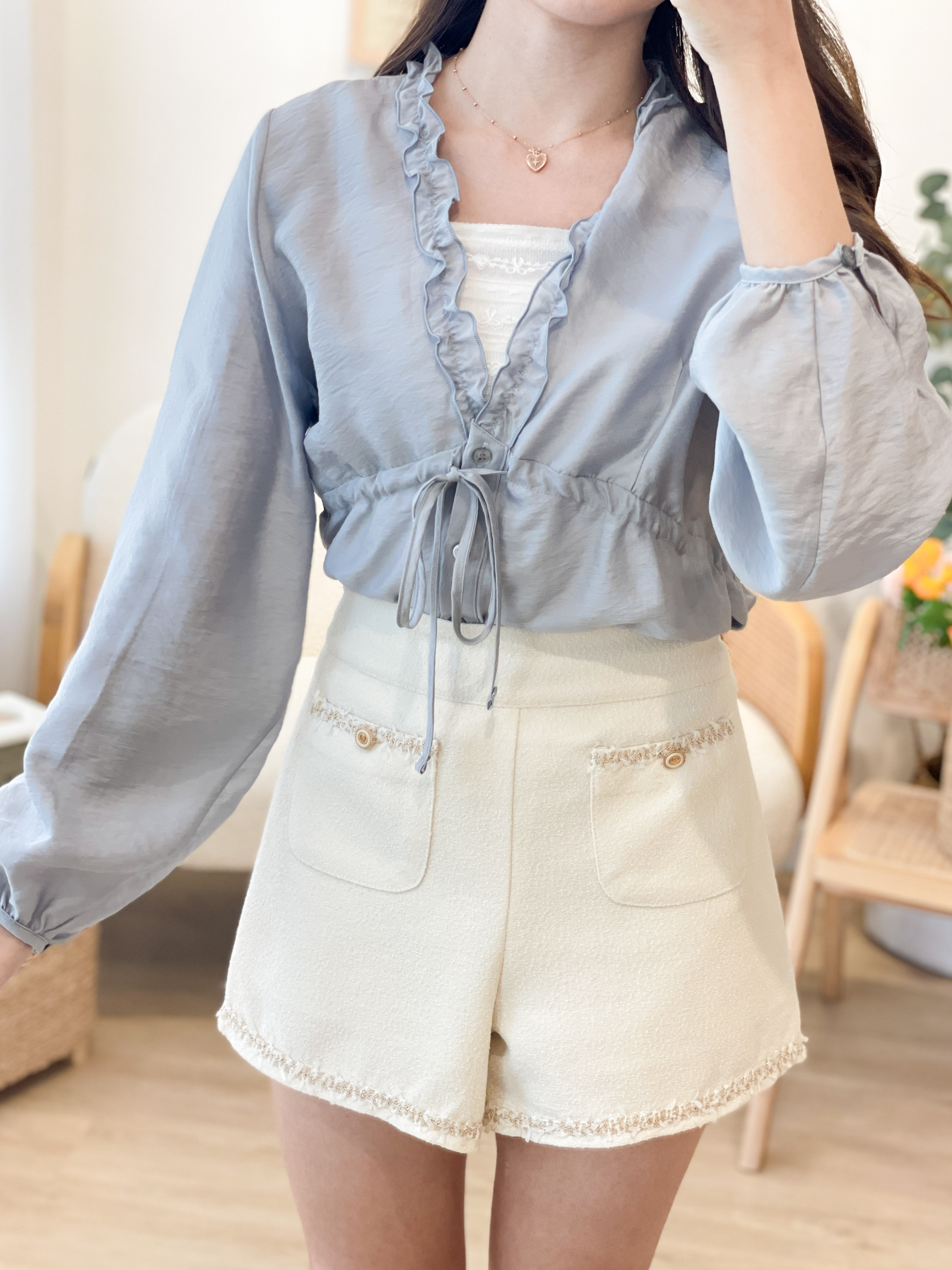 T1159 Lace Flat Collar Camisole