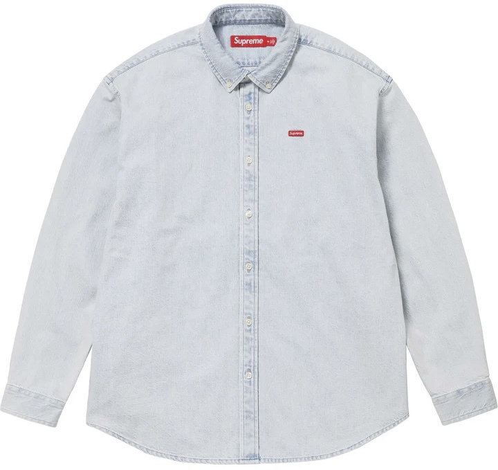 Supreme Small Box Shirt (Washed Denim)