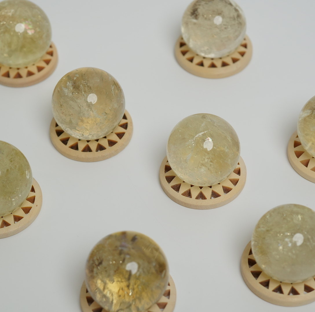 黃水晶球｜29 - 31mm｜微瑕福利品（1月）