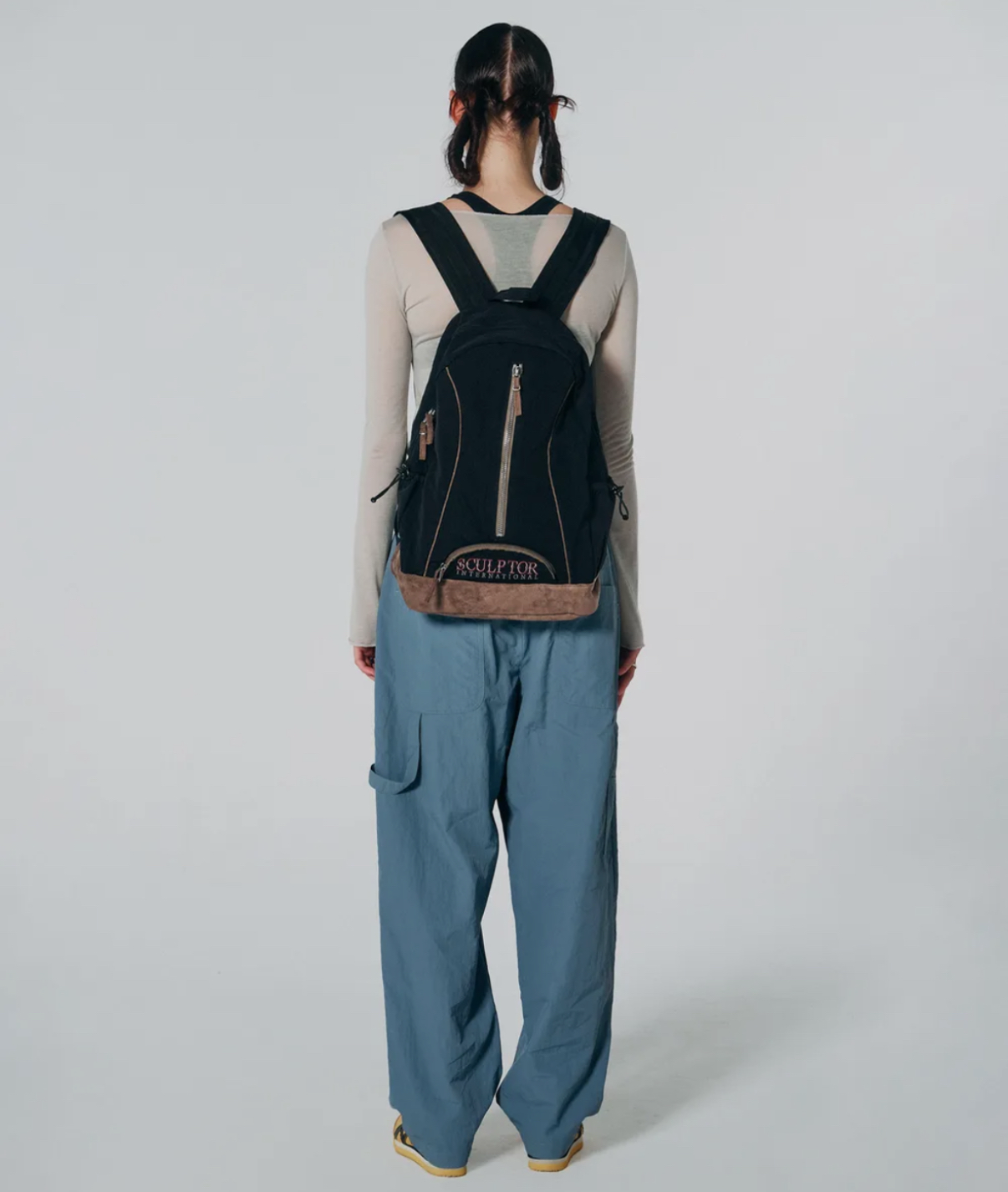 SCULPTOR - Oldschool Slouchy Backpack (Black)