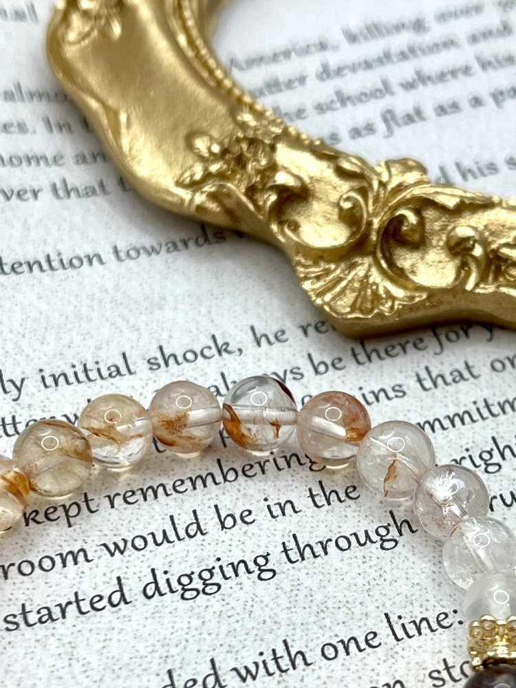 C003-漸層膠花手鍊6mm【預購】