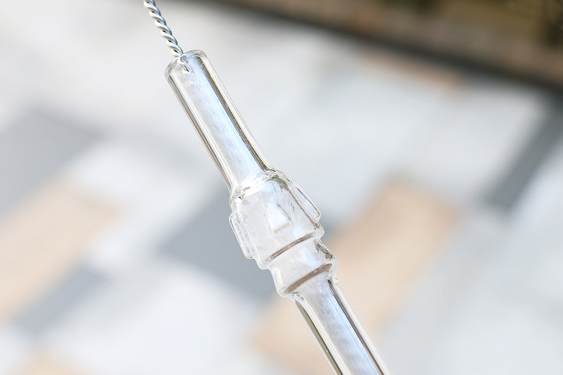 好玻摩艾造型環保玻璃吸管