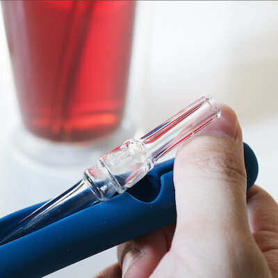 好玻摩艾造型環保玻璃吸管