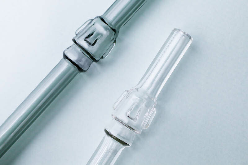 好玻摩艾造型環保玻璃吸管