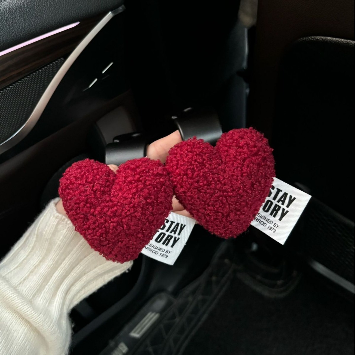 《4904》可愛毛絨愛心掛勾