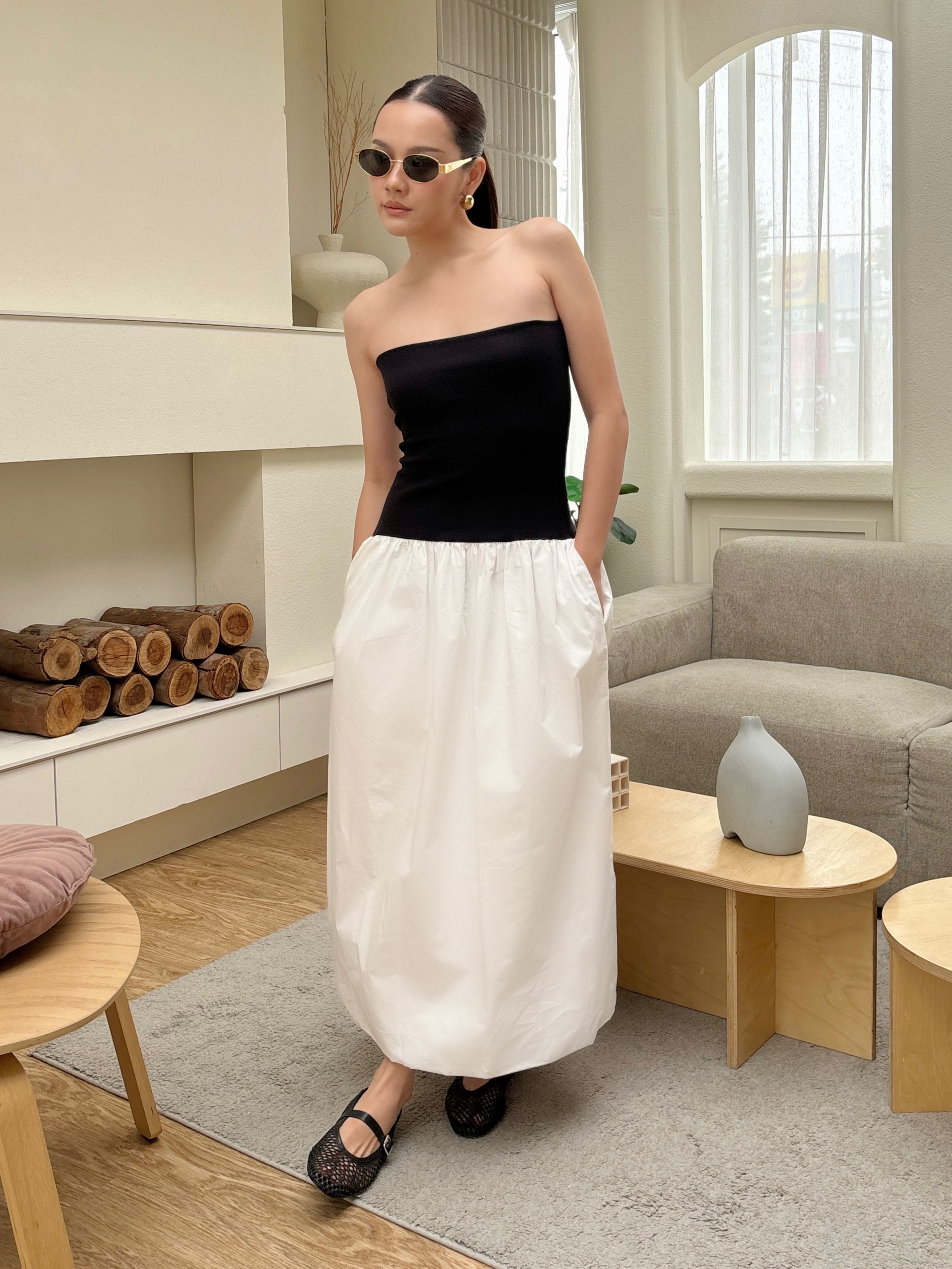 Elena Contrast Dress (Special Release)