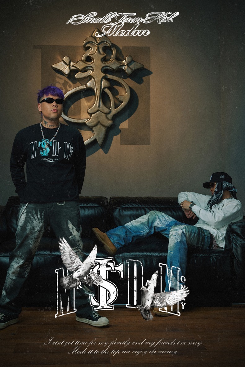 STK x MEDM聯名 SmallTownKid 基礎多色 長袖 T