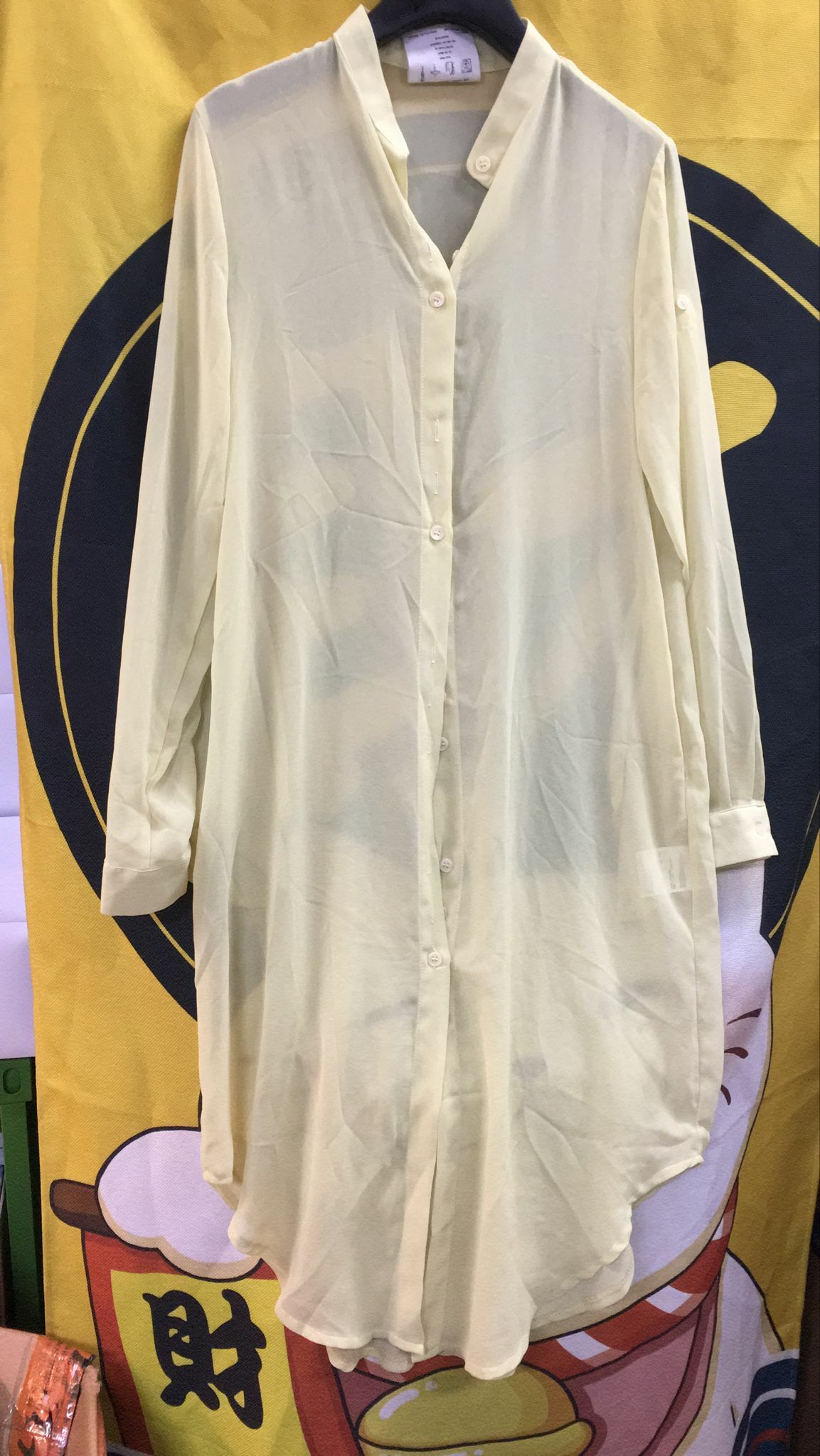 現貨 韓國雪紡長褸（此為清貨價貨品不設退換）(AT10759)