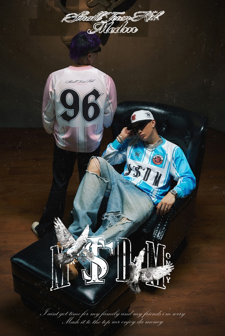 STK x MEDM聯名 SmallTownKid 美式復古球衣 長袖