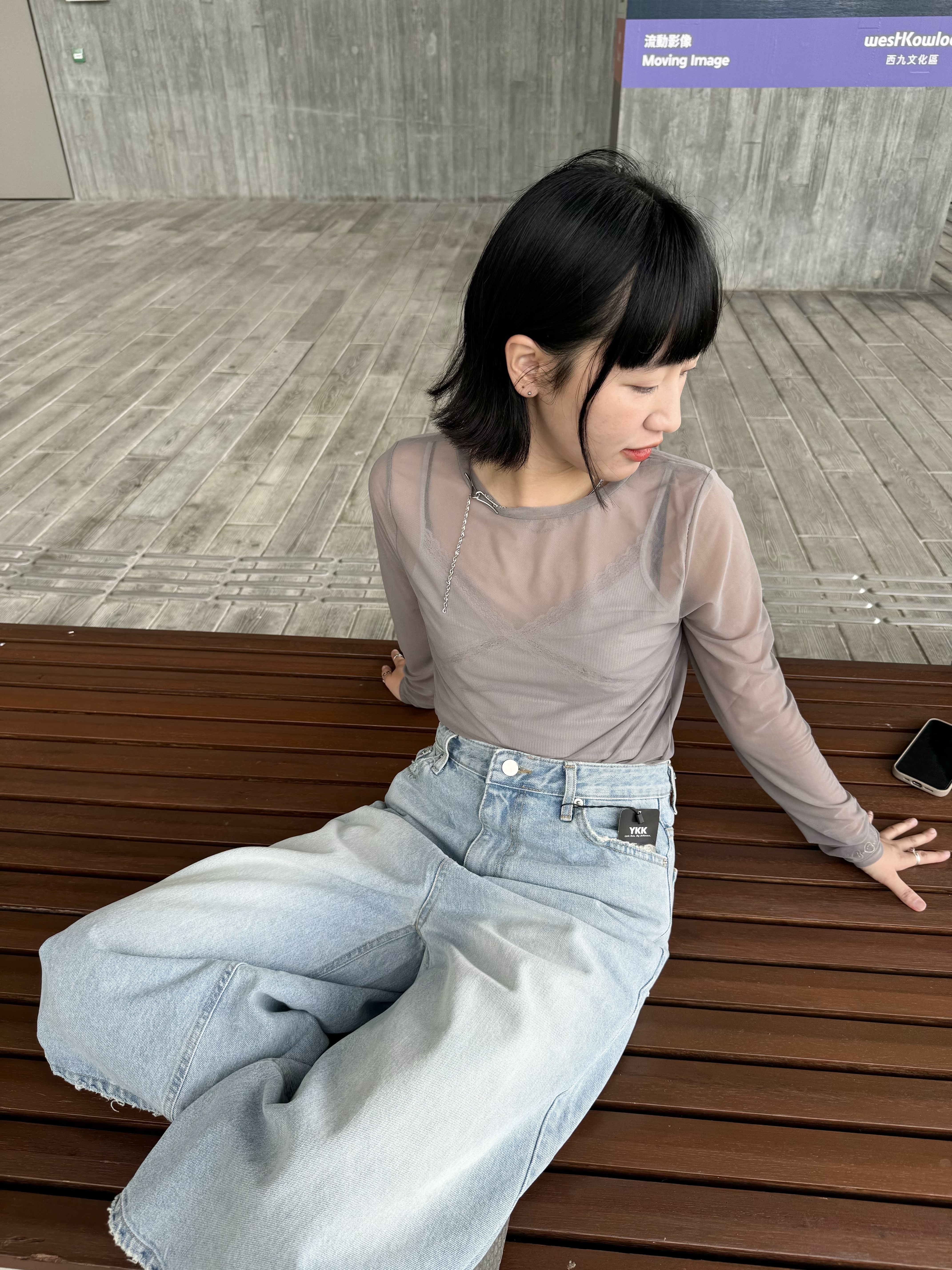 打底好幫手！圓領basic紗紗inner